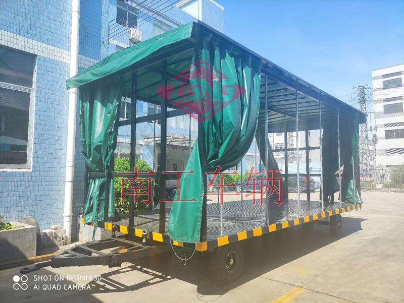 15吨雨篷双牵引云博（中国）篷式工具周转拖车