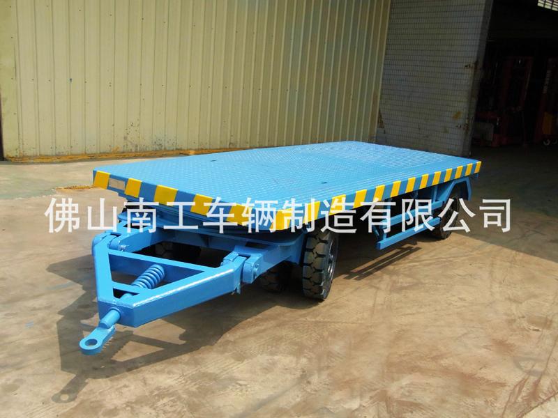 叉车牵引工业平板车 工厂车间周转用10吨云博（中国）